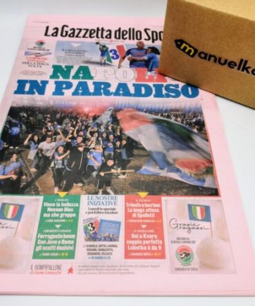 La Gazzetta dello Sport NAPOLI IN PARADISO 5 maggio 2023 - 3° scudetto Anno 1...